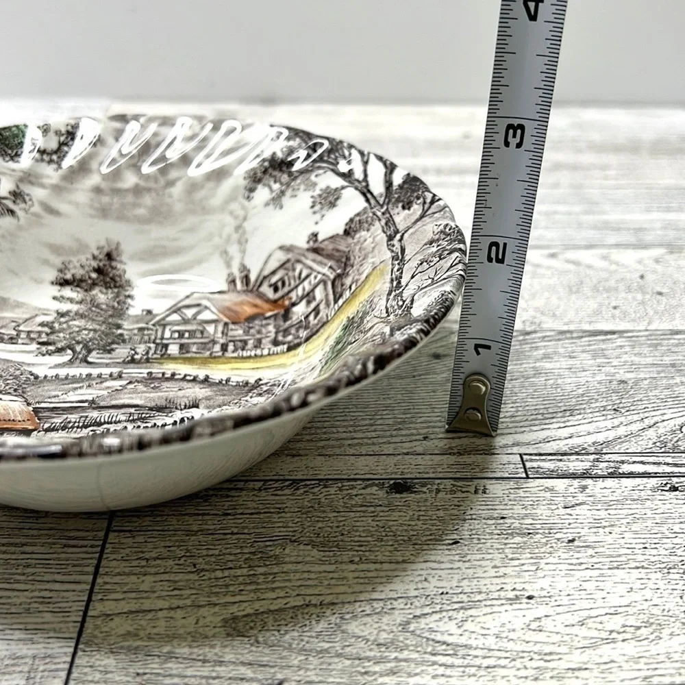 Yorkshire Multicolor by Staffordshire  Hand Engraved Ironstone 4405 Bowls (5)